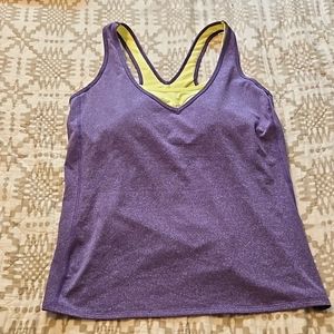 Women's Lucy Activewear tank, built in bra